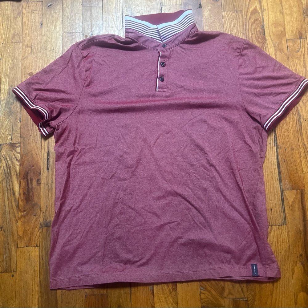 Men's Burgundy Polo Shirt